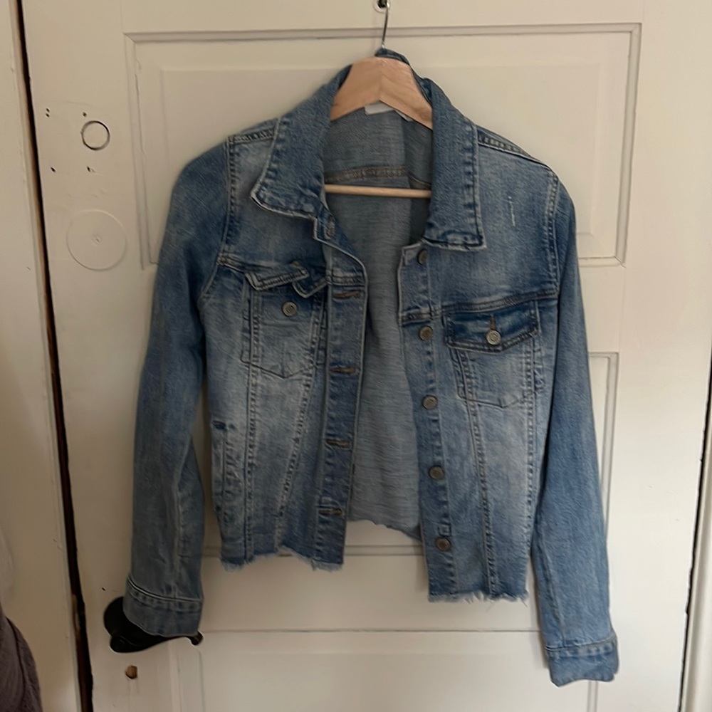 distressed Eunina jean jacket